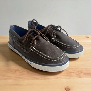 Nautica Spinnaker Youth Dark Brown Boat Shoes Size 6 NWT
